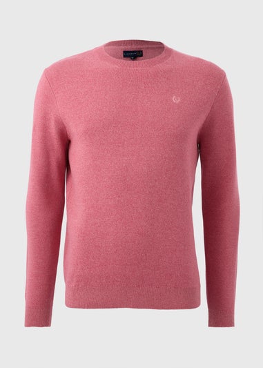 Lincoln Pink Crew Neck Jumper