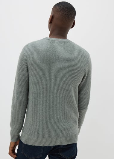 Sage Crew Neck Knit Jumper