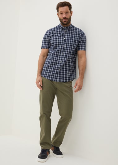 Lincoln Blue Wash Check Shirt