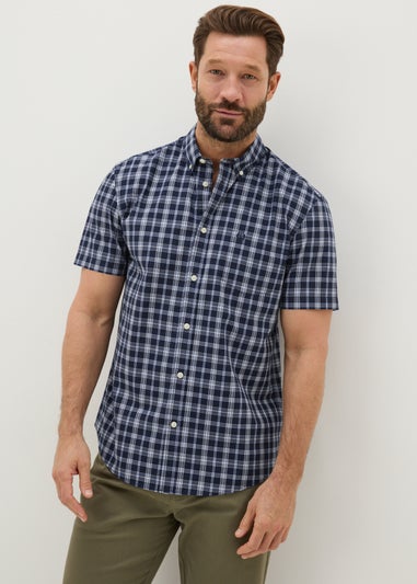 Lincoln Blue Wash Check Shirt