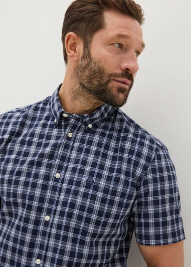 Lincoln Blue Wash Check Shirt