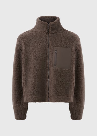 Brown Borg Zip Jacket