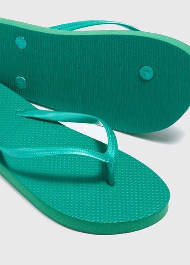 Green Flip Flops