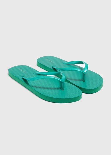 Green Flip Flops