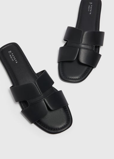 Black Mule Sandals