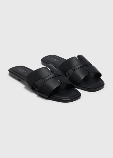 Black Mule Sandals