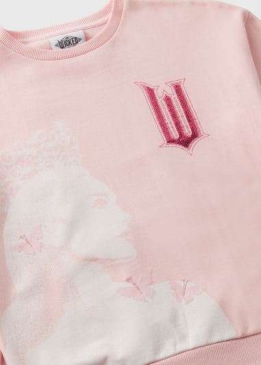 Wicked Girls Pink Glinda Sweatshirt (7-13yrs)