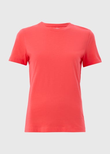 Coral Crew Neck T-Shirt