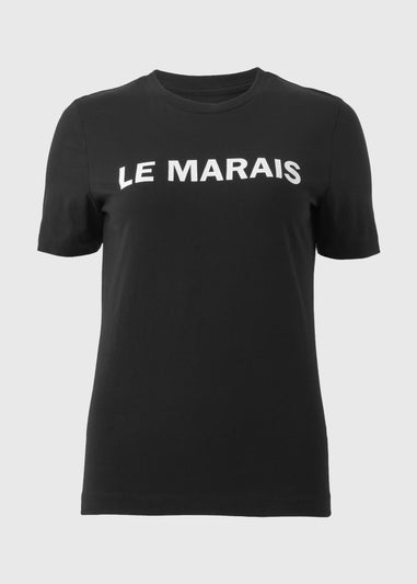 Black Le Marais Crew Neck T-Shirt