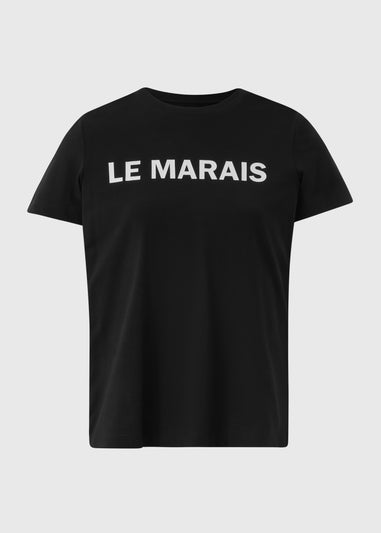 Black Le Marais Crew Neck T-Shirt