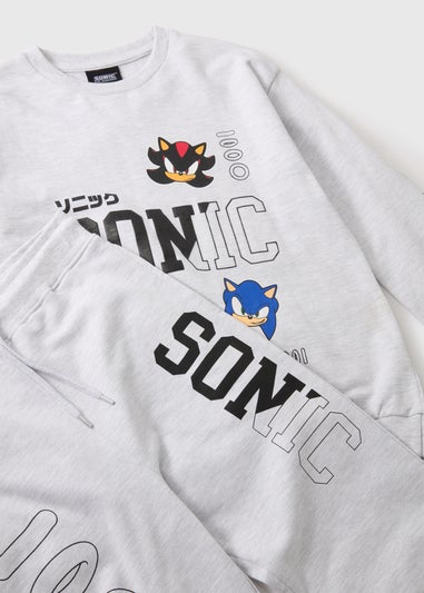 Sonic Boys Grey Sweatshirt & Jogging Bottoms (5-13yrs)