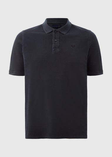 Lincoln Charcoal Washed Polo Shirt