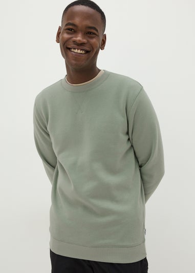 Green Crew Neck Sweatshirt