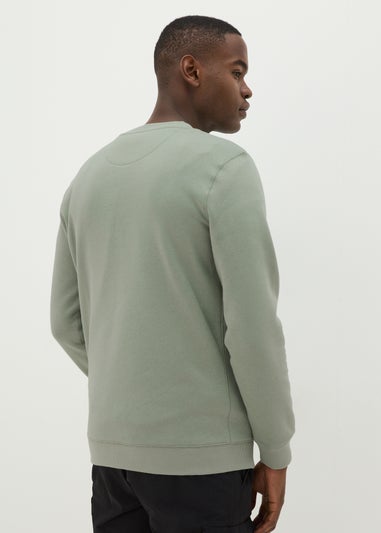 Green Crew Neck Sweatshirt