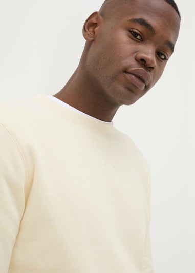 Cream Crew Neck Sweatshirt