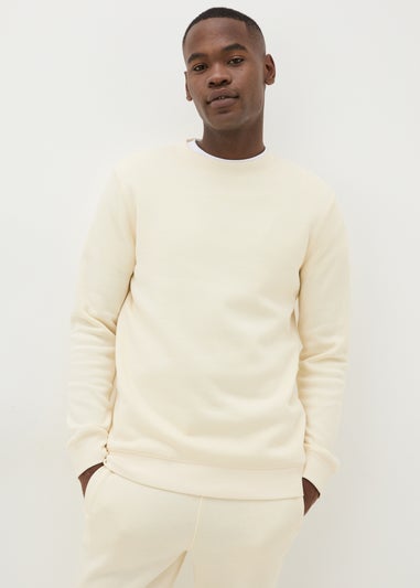 Cream Crew Neck Sweatshirt