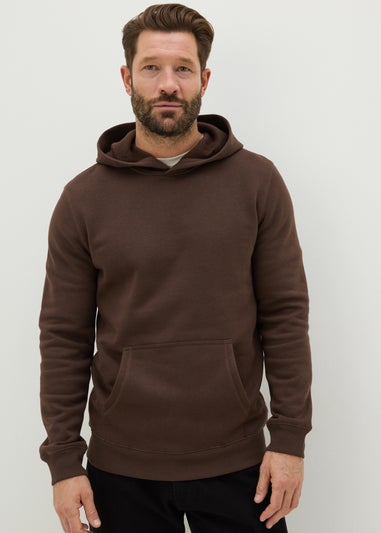 Brown Essential Pull On Hoodie