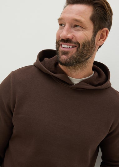 Brown Essential Pull On Hoodie