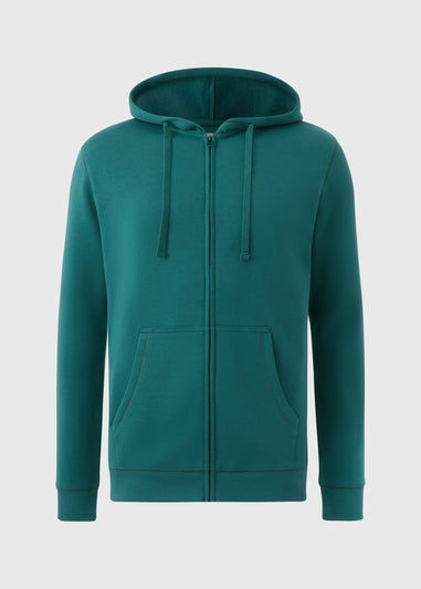 Green Zip Up Hoodie