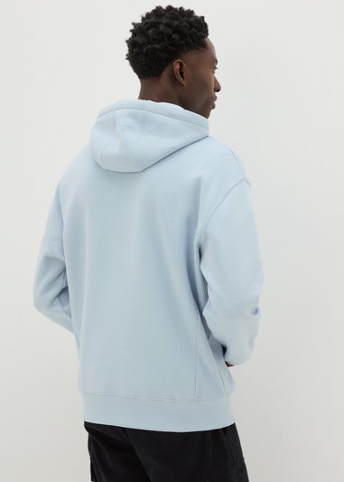 Light Blue Editions Relaxed Fit Hoodie