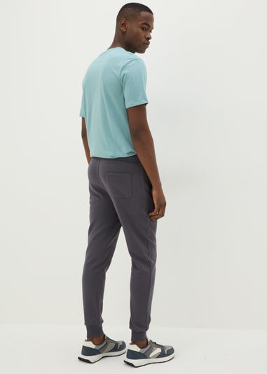 Grey Slim Fit Jogging Bottoms