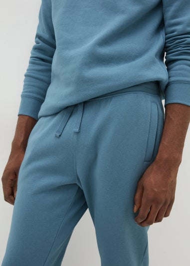 Blue Slim Fit Jogging Bottoms