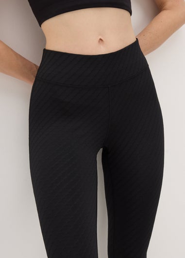 Souluxe Black Textured Leggings