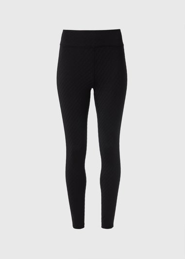 Souluxe Black Textured Leggings