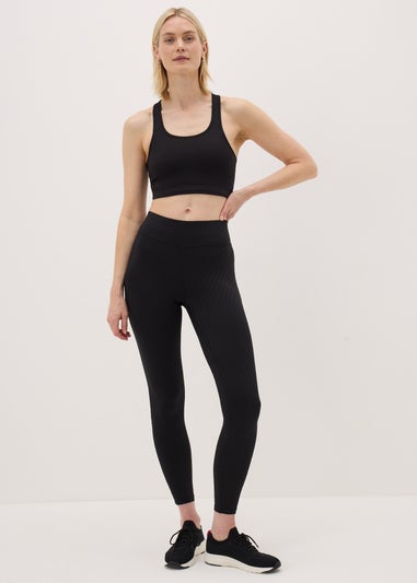 Souluxe Black Textured Leggings