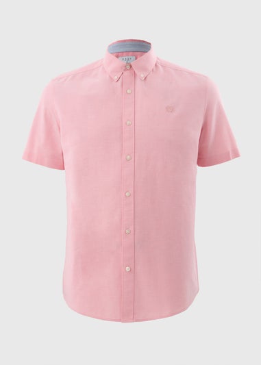 Pink Chambray Short Sleeve Oxford Shirt