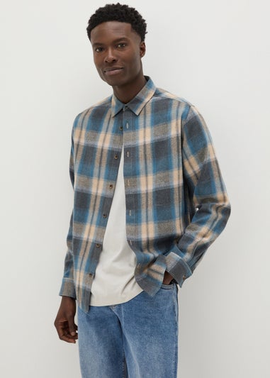 Multicolour Check Brushed Shirt