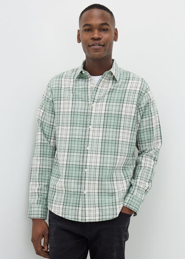 Green Brushed Check Shirt