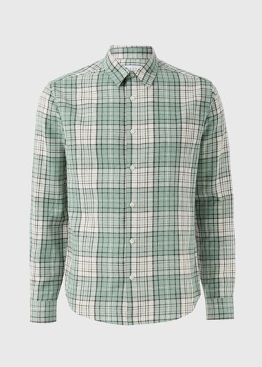 Green Brushed Check Shirt