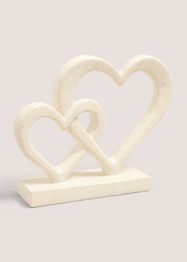 Cream Heart Shape Ornament