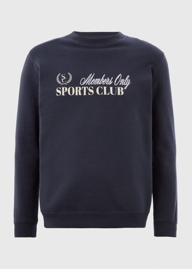 Navy Members Only Sweatshirt