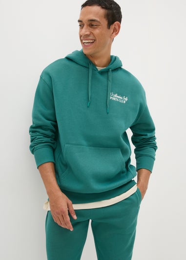 Green Members Only Hoodie