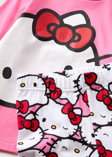 Hello Kitty Girls Pink Pyjama Set (1-7yrs)