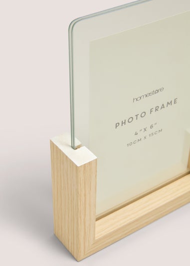 Wood Base Photo Frame