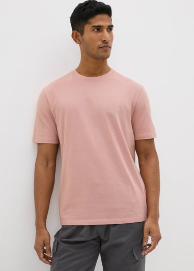 Pink Essential Crew Neck T-Shirt