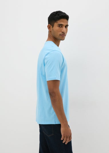 Blue Essential V-Neck T-Shirt