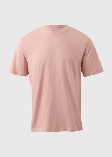 Pink Essential V-Neck T-Shirt