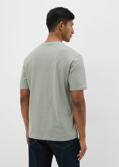 Green Essential V-Neck T-Shirt