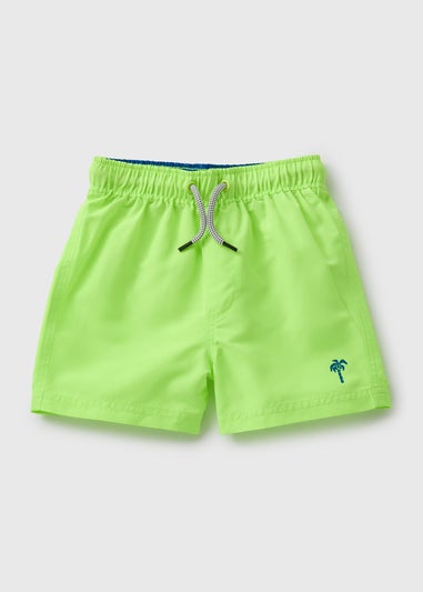 Boys Lime Swim Shorts (1-7yrs)