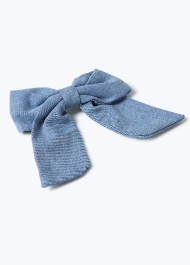 Muse Denim Bow Clip