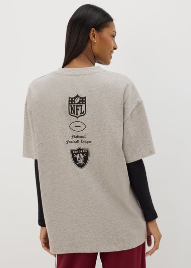 NFL Raiders Grey T-Shirt