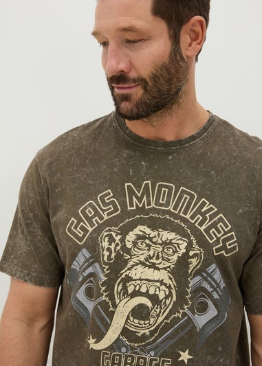 Gas Monkey Khaki T-Shirt