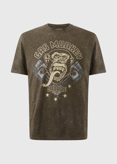 Gas Monkey Khaki T-Shirt