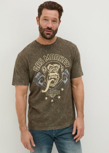 Gas Monkey Khaki T-Shirt