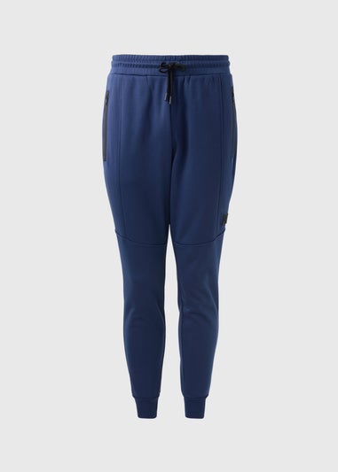 Souluxe Navy Track Jogging Bottoms