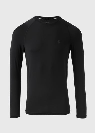 Souluxe Black Base Layer Long Sleeve Top